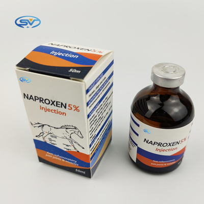 Veterinaire Injecteerbare de Drugs Anti verlicht Ontstekings van 5% Naproxen 50Mg/ML Koorts